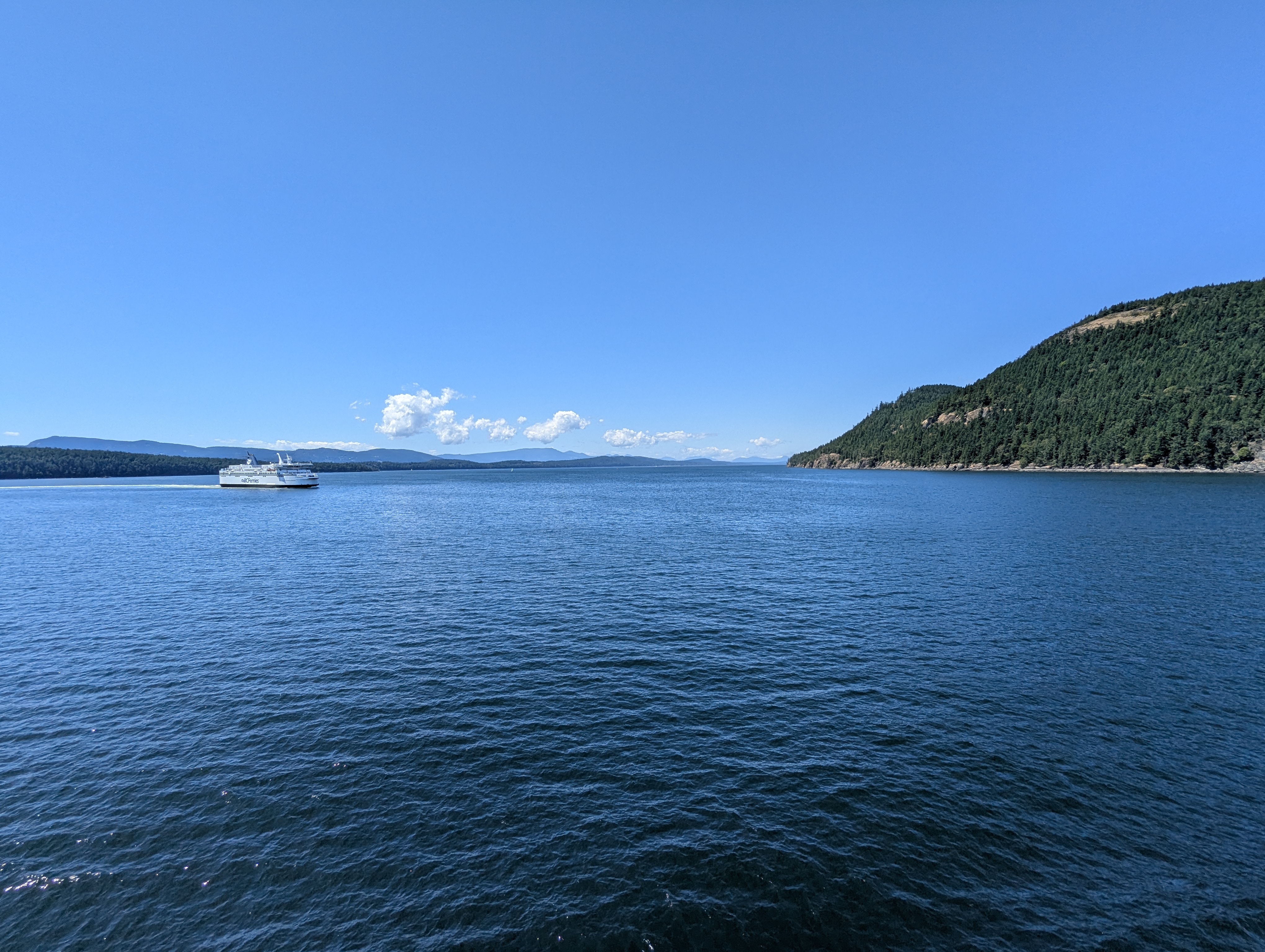 Birthday Trip to Canada, Ferry, Vancouver Island, British Columbia